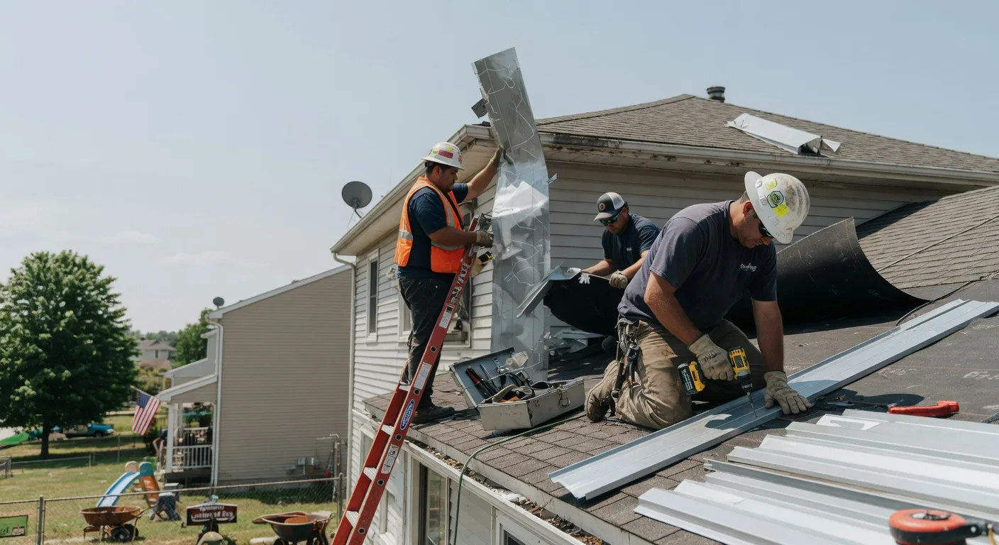 Storm Damage Metal Roof Repair in Garwood, NJ